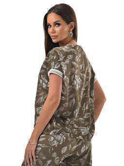 Блузон с анималистическим принтом - А+б коллекция фото 24