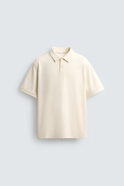 REGULAR FIT TEXTURED POLO SHIRT - Zara фото 7