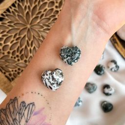 Сердце из Агата мохового