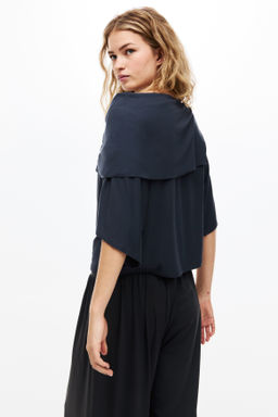 Cape-detail jersey top - H&m фото 8