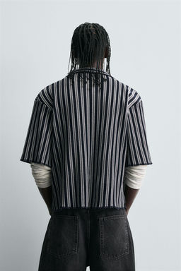 STRIPED JACQUARD SHIRT - Zara фото 3