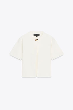 SHORT SLEEVE CARDIGAN - Zara фото 4