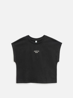 ACOOLA / Футболка детская для девочек Sliva черный  фото 3