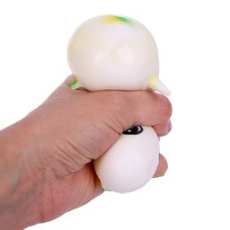 Цена за 2 шт. Мялка «Единорог» с пастой, цвета МИКС