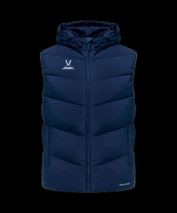 Жилет утепленный c капюшоном JOGEL ESSENTIAL PerFormPROOF Padded Hooded Vest, темно-синий, детский  фото 3