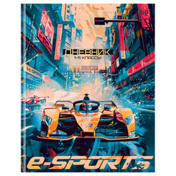 Дневник ЛАЙТ, интегр.об., 1-11 кл. "Sport car" (Д5и48_лг_тф 64669, BG) глянцевая ламинация, тиснение фольгой