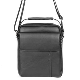 1312-2A black, мужская сумка "Мессенджер" из экокожи Barcelo Biagi