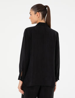 Siyah Comfort Fit Uzun Kollu G_mlek - Pierre cardin фото 5