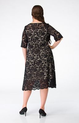 Великолепное кружевное платье А-силуэта - Ckc collections фото 3