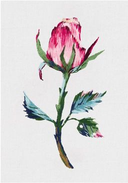 Набор для вышивания PANNA Живая картина JK-2196 Розовый бутон 8 х 5.5 см