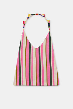 BOLSA CANVAS RAYAS / Multicolor - Zara фото 7