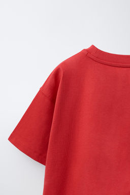 CAMISETA ESTAMPADO VARSITY / Rojo - Zara фото 4