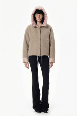 Куртка двухсторонняя (бежевый меланж) W25/125131 - Eliseeva olesya фото 2