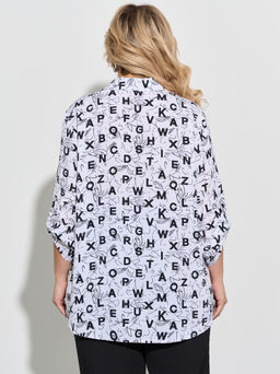 Рубашка 0199-4а белый мрамор - Aquarell фото 10