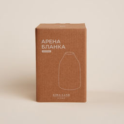 Ваза SL Home «Арена Бланка», 9×9×13.5 см, керамика, белая