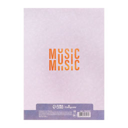 Цена за 3 шт. Тетрадь для нот А4, 24 листа «Наушники»