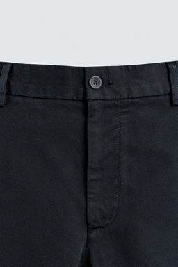 TEXTURED STRAIGHT-LEG TROUSERS - Zara фото 8