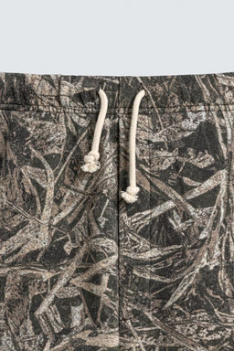 ABSTRACT PRINT BERMUDA SHORTS - Zara фото 9