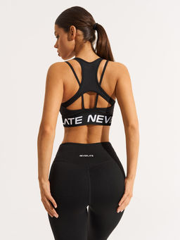 Спортивный топ-бра со средней поддержкой с двойными бретелями - NEVERLATE фото 2
