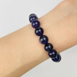 Браслет из камня Аметиста 18 см