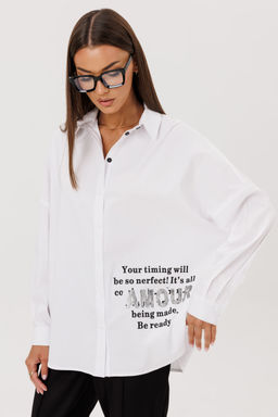 Рубашка Lars Style 1124 белый/молочный