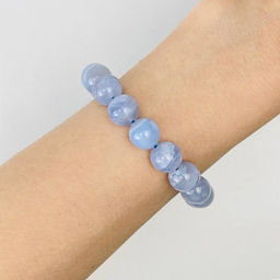 Браслет из Голубого агата 18,5 см