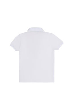 Белая базовая футболка для девочек - U.s. polo assn фото 3