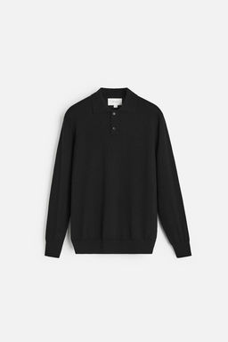 MERINO WOOL KNIT POLO SHIRT - Zara фото 14