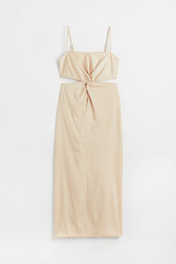 Vestido bodycon con detalles cut-out
