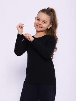 ДЖ056 Джемпер Школа (черный) - Милаша фото 3