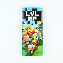 Цена за 5 шт. Открытка с местом для шоколадки «Пиксели»