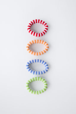 PACK CUATRO COLETEROS RAYAS / Multicolor - Zara фото 4