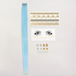 Набор Любовь, локон на заколке, переводные тату, декор для волос - Queen fair фото 4