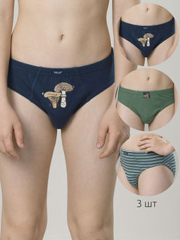 Уценка Pelican 3шт. в упаковке BULB4303(3) трусы для мальчиков