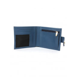 Портмоне мужское Croco-ПР-908 натуральная кожа 3 отд, 3 карм, синий бергамо (47) 265138  фото 3