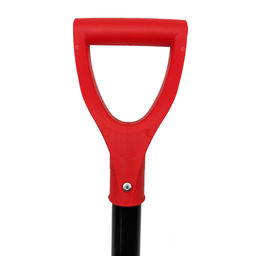 Лопата снеговая "Снежник" п/эт. цветная, с алюм.накл., разборная, с алюм.черенком, ручкой, 380х370мм