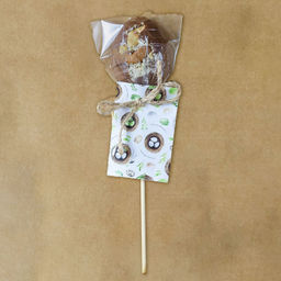 Шоколад молочный с кешью на палочке, Шоколад молочный с кешью на палочке (овал), 20г - Hunterberry фото 4