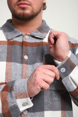 Рубашка мужская в клетку РМК-01