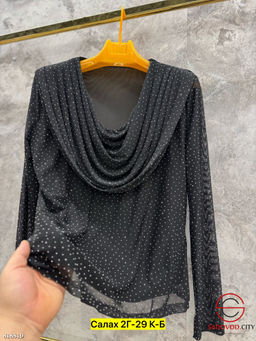 Блузка женская со стразами