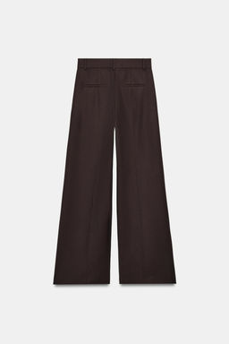 MINIMALIST WIDE-LEG TROUSERS ZW COLLECTION - Zara фото 8