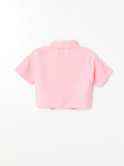 K?sa Kollu K?z ?ocuk G?mlek ve ?ort - Waikiki фото 3