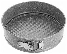 Форма для выпечки круглая разъемная с покрытием серый гранит , 20 см, арт. LH-71001G