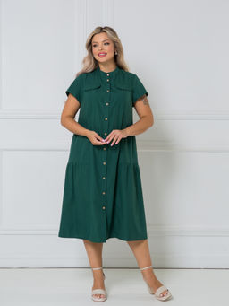 Платье 1338 темно-зеленый