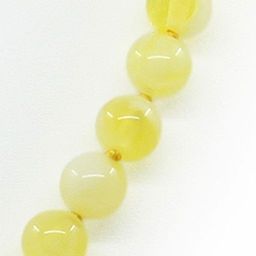 Бусы янтарь молочный (имитация), круглые 8мм, короткие 55