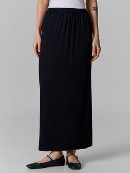 Юбка женская черная миди - Mark formelle фото 2