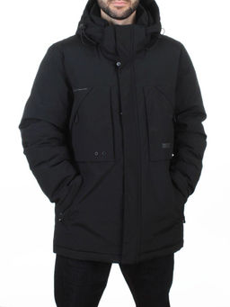6963 BLACK Куртка мужская зимняя (200 гр. био-пух)