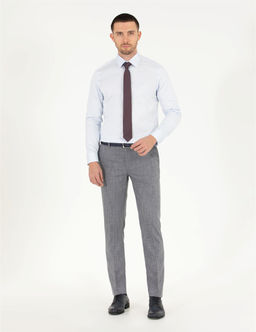 A__k Mavi Slim Fit Uzun Kollu Klasik G_mlek - Pierre cardin фото 4