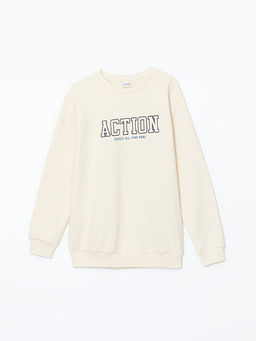 Bisiklet Yaka Erkek ?ocuk Sweatshirt