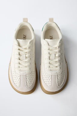 LEATHER BAREFOOT SNEAKERS - Zara фото 9