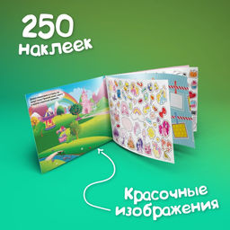 250 наклеек Для девочек, 8 стр. - Буква-Ленд фото 4
